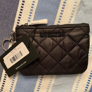 MZ Wallace Black Flat Metro Key Pouch NWT